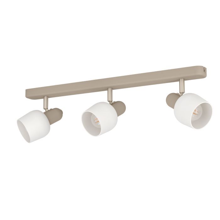 Σποτ Τρίφωτη Ράγα 3xE14 L52cm Μπεζ Eglo Corato 900716