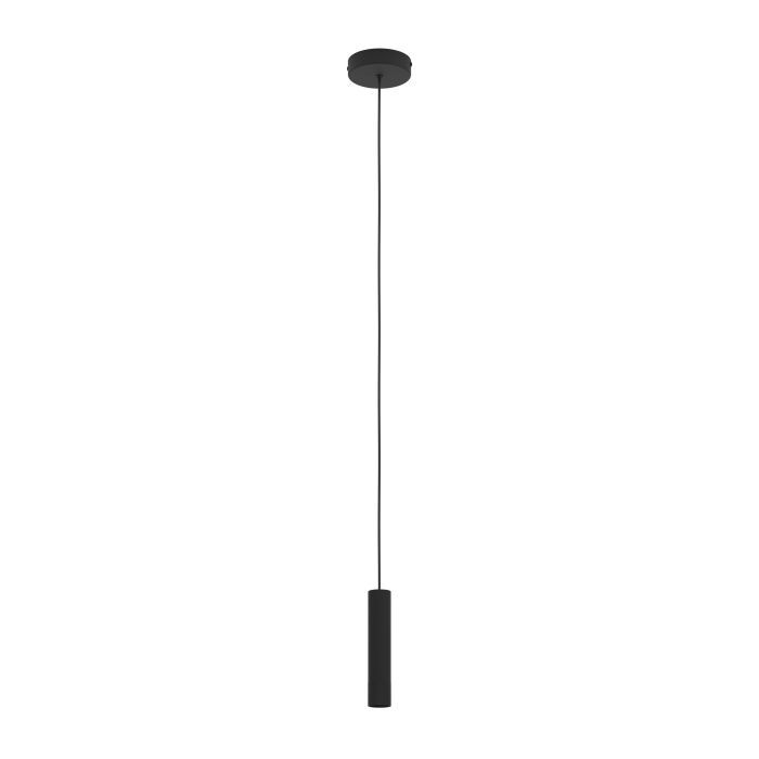 Κρεμαστό Φωτιστικό Ø40xH1100mm Led 5w 3000K 480lm Μαύρο Eglo Almudaina 900926
