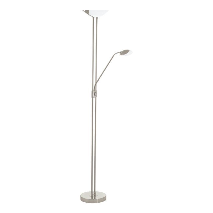 Φωτιστικό Δαπέδου LED 3000K Υ180xΜ25cm Nickel Satine Eglo Baya 93874