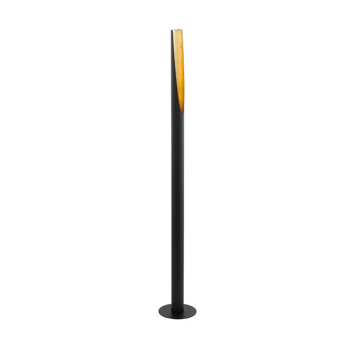Επιδαπέδιο Φωτιστικό 137 εκ. Led 5w 400lm Warm White Μαύρο -Χρυσό Eglo Barbotto 97584