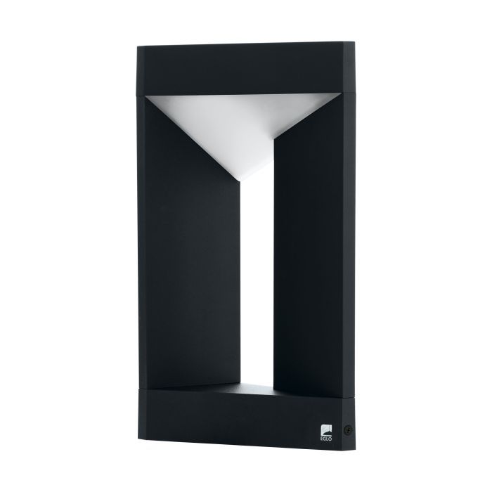 Φωτιστικό Επιδαπέδιο Ύψος 38 εκ.IP54 Led 10w 900lm Warm White Μαύρο-Λευκό Eglo Nembro 98749