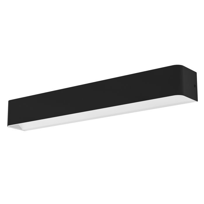 Φωτιστικό Τοίχου Μαύρο Αλουμίνιο L62xA9xH8cm LED 3000K 3200lm Eglo Sania 4 99691