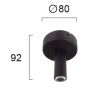Σποτ Led Μαύρο Viokef 3989100