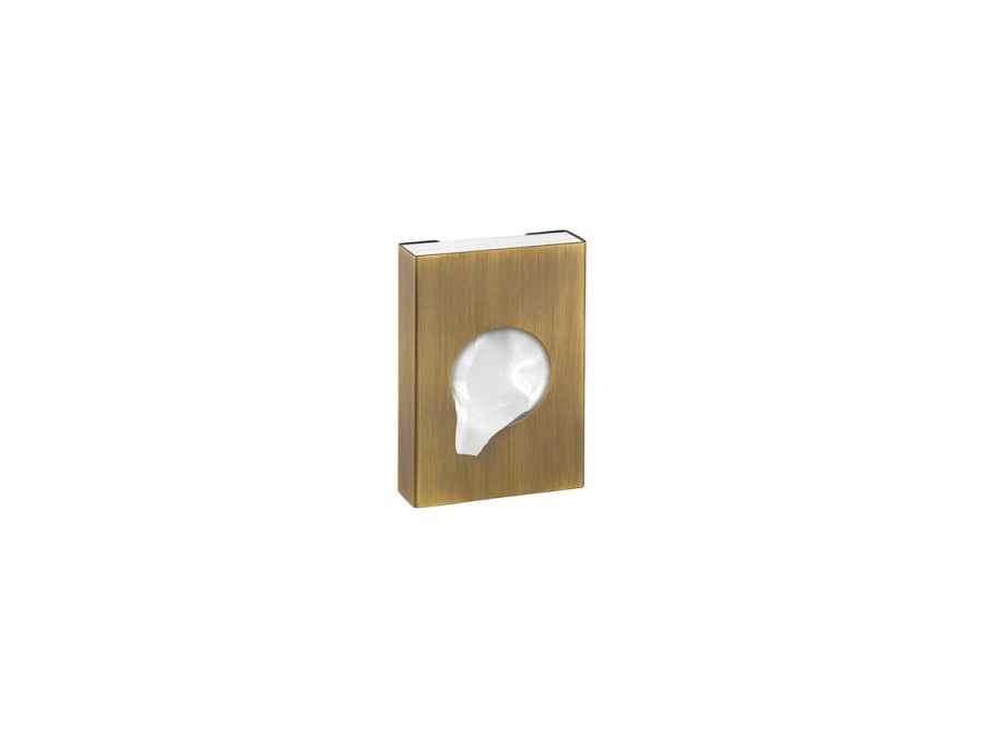 Sanco Tissue Dispensers Θήκη για σακουλάκια υγιεινής (AISI 304) Μπρονζέ ματ 00098-Μ25