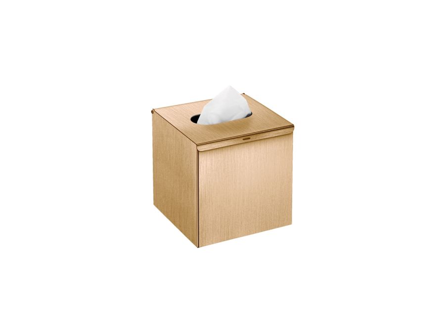 Sanco Tissue Dispensers Tissue Box Free standing | Wall mounted (AISI 304) PVD θερμό μπρονζέ βουρτσιστό 00106-PVD-01BR