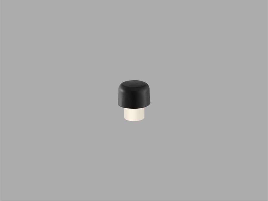 Sanco Bath Robe Hook & Door Stop Επιδαπέδιο Στοπ πόρτας Μπεζ ματ 00252-Μ102
