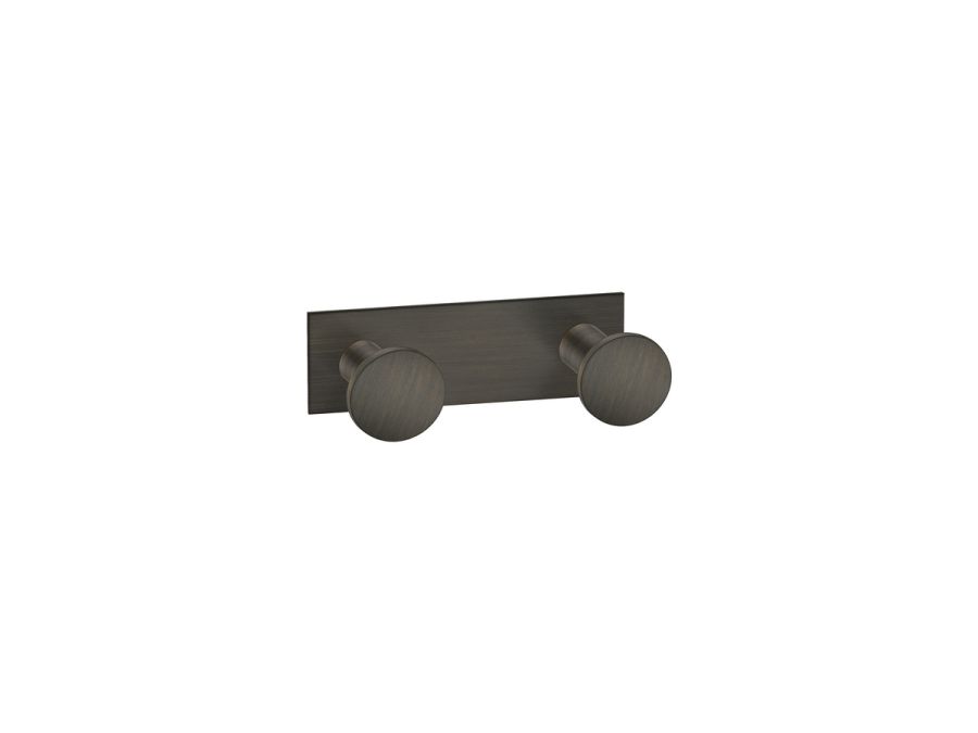Sanco Bath Robe Hook & Door Stop Διπλό Άγκιστρο Σκούρο μπρονζέ ματ 00682-DM25