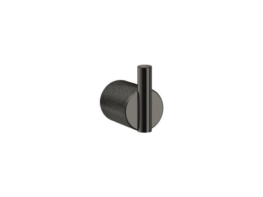 Sanco Lithos Μονό Άγκιστρο PVD gun metal γυαλιστερό 121108-PVD-05PL