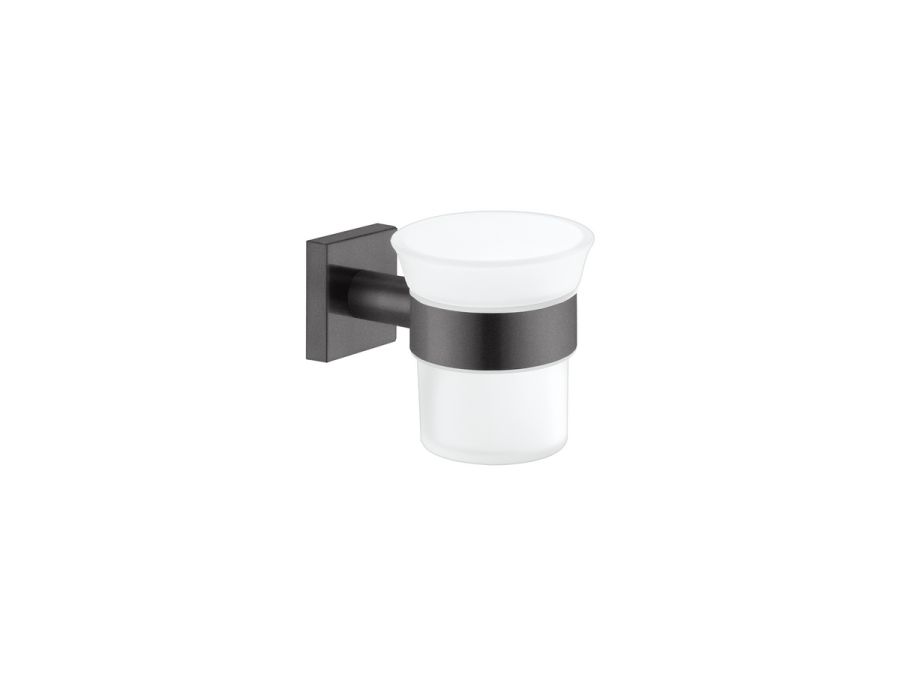 Sanco Iconic Glass Holder Σκούρο γραφίτη 26701-122