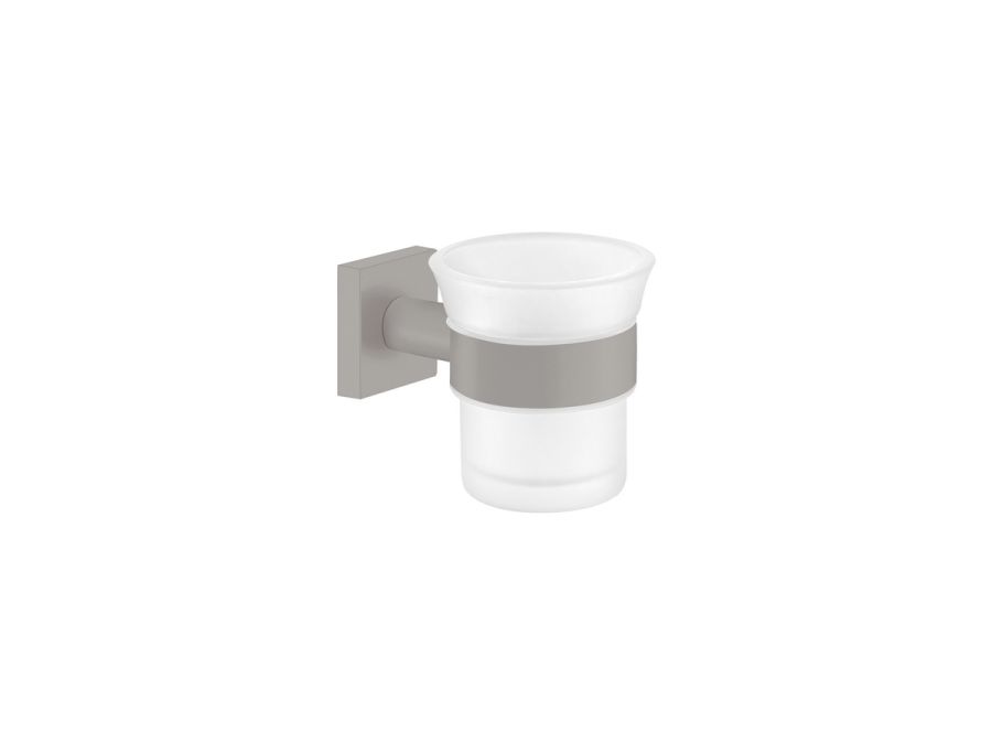 Sanco Iconic Glass Holder Γκρι τσιμέντου ματ 26701-M104