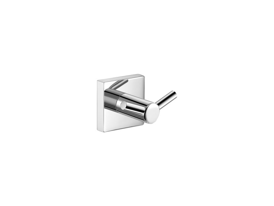 Sanco Iconic Double Bath Robe Hook Χρώμιο 26748-Α03