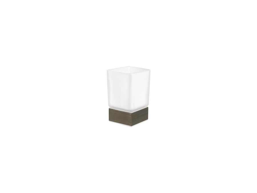 Sanco Bathroom Set Επικαθήμενη Ποτηροθήκη Σκούρο μπρονζέ ματ 90155-DM25