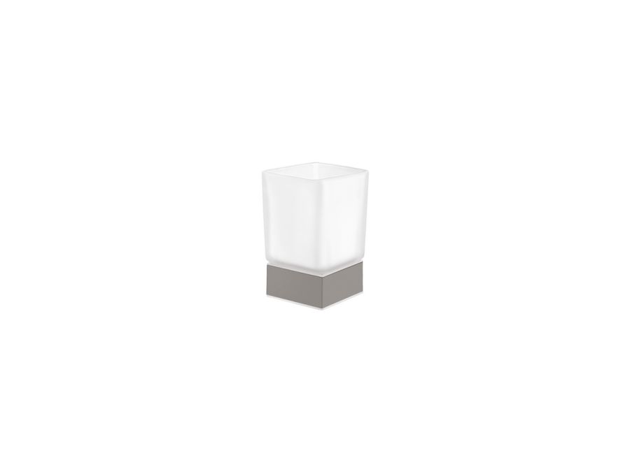 Sanco Bathroom Set Επικαθήμενη Ποτηροθήκη Γκρι τσιμέντου ματ 90155-M104