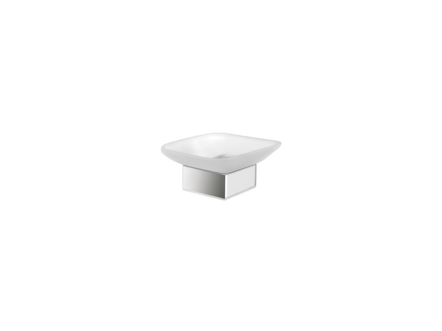 Sanco Bathroom Set Επικαθήμενη Σαπουνοθήκη Χρώμιο 90255-Α03