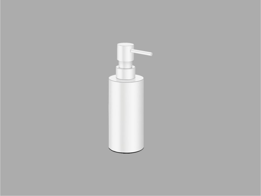 Sanco Bathroom Set Επικαθήμενο Ντισπένσερ Λευκό ματ 90351-Μ101