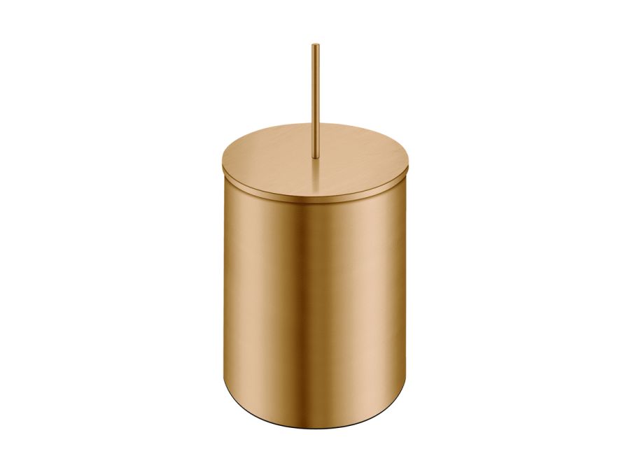 Sanco Waste Bins Χαρτοδοχείο 5lt PVD θερμό μπρονζέ βουρτσιστό 90606-PVD-01BR