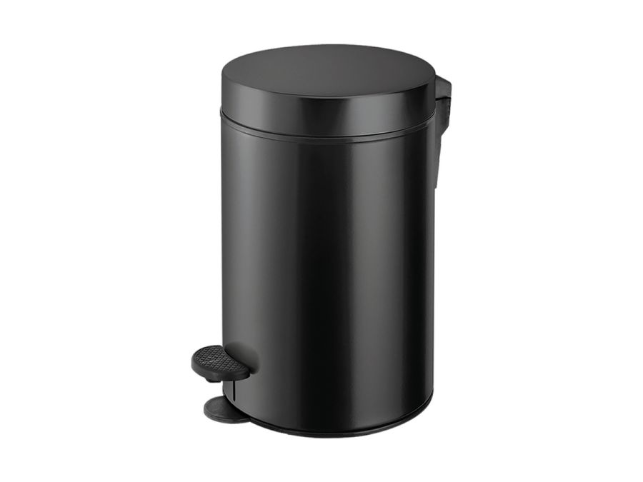 Sanco Waste Bins Χαρτοδοχείο 12lt Μαύρο ματ 90611-Μ116