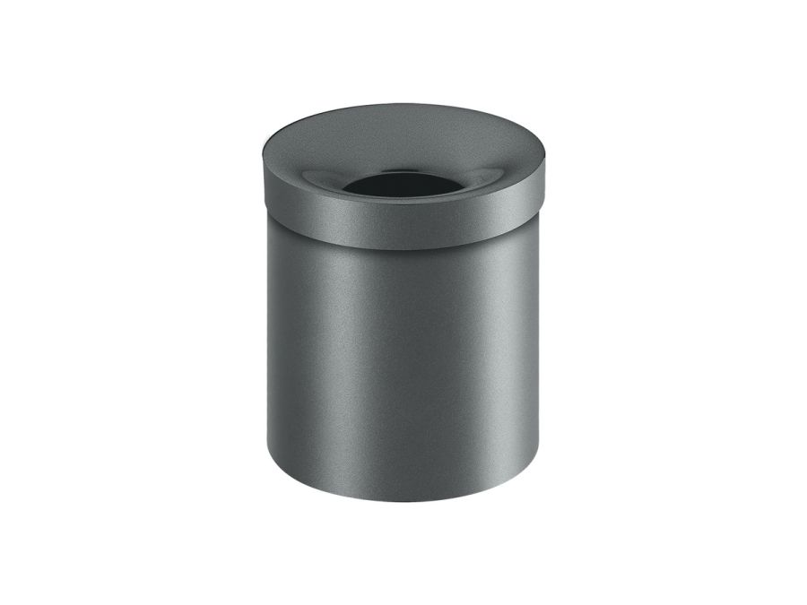 Sanco Open Bins Χαρτοδοχείο δωματίου 5lt Ανθρακί ανάγλυφο 90650-Μ118