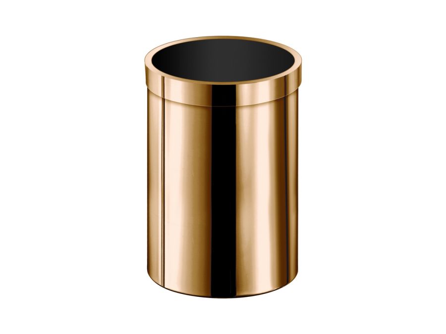 Sanco Open Bins Χαρτοδοχείο 12lt PVD θερμό μπρονζέ γυαλιστερό 90664-PVD-01PL