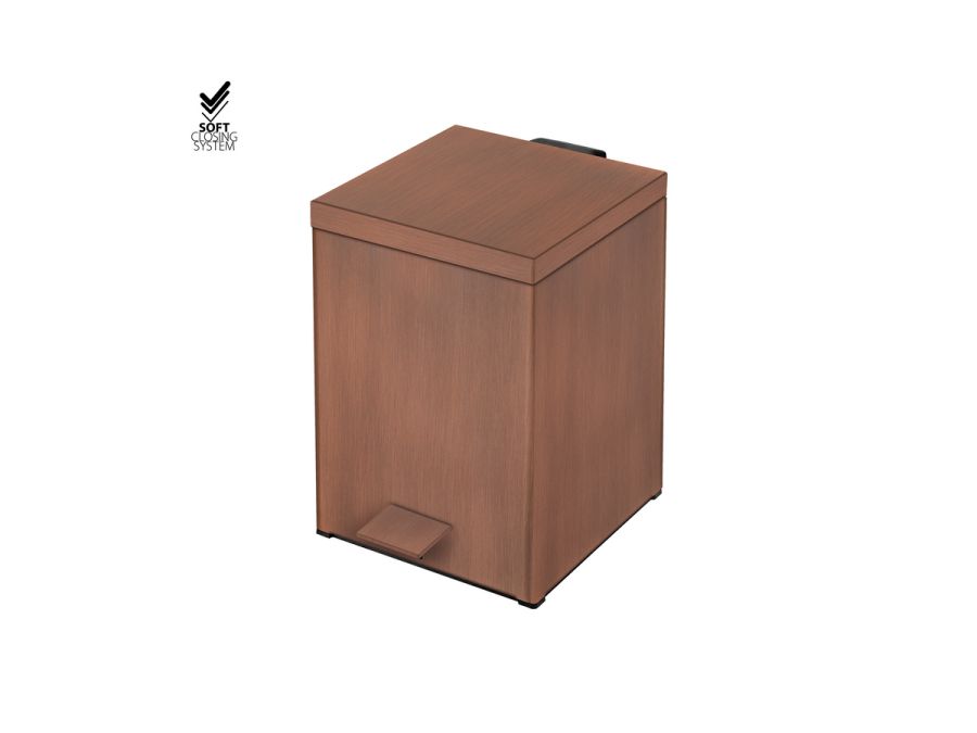 Sanco Waste Bins Χαρτοδοχείο 5lt Χάλκινο ματ 90677-Μ26
