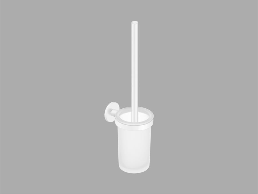 Sanco Toilet Brush Holders Πιγκάλ Λευκό ματ 91595-Μ101