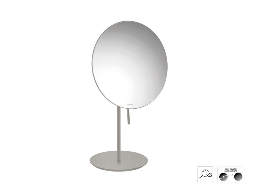Sanco Cosmetic mirrors Μεγεθυντικός καθρέπτης x3 Γκρι τσιμέντου ματ MR-703-M104
