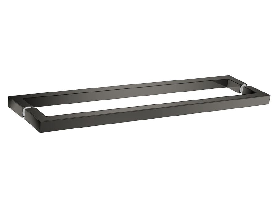 Sanco Glass Door Accessories Διπλή Λαβή / Πετσετοθήκη PVD gun metal γυαλιστερό SET-GL0723-PVD-05PL