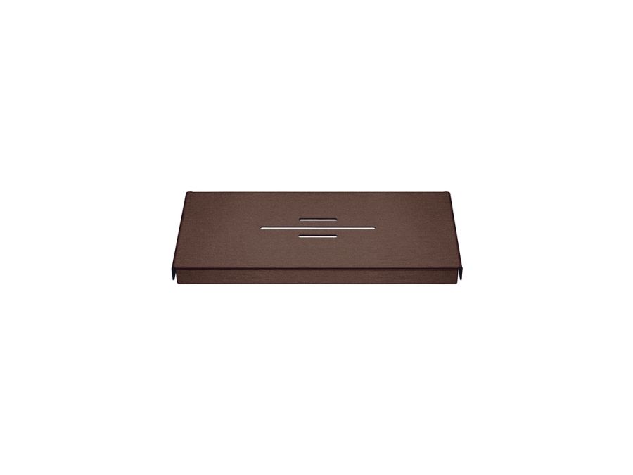 Sanco Shower Shelves Σπογγοθήκη (AISI 304) Wenge ανάγλυφο SH-0103-Α75