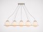 PDT 2020-5 # ΚΡΕΜ 5/Φ ΓΥΑΛΙ ΜΠΑΛΑ ΟΠΑΛΙΝΑ 5ΧΕ27 ARlight 0103090
