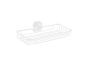 Σπογγοθήκη Επιτοίχια Μονή Στήριξη W22xD12,5xH5,5cm Sanco Galaxy White Matt 19903-M101