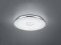 Πλαφονιέρα Οροφής Χρωμέ 65x10cm Led 91,5w 3000-5500K 11000lm Remote Control Trio Lighting Osaka 678710006