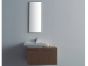 Σετ Έπιπλο Μπάνιου ECO-80BL 80 εκ.-Νιπτήρα τύπου Corian-Καθρέπτη 40*100 εκ. Χρώμα Teak FT21.080.001T