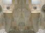 Νιπτήρας Πέτρινος Μπεζ Raja Beige Bati Stone Ø40*90cm