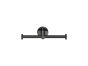 Sanco Ergon Χαρτοθήκη διπλή PVD gun metal γυαλιστερό 25926-PVD-05PL