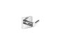 Sanco Iconic Double Bath Robe Hook Χρώμιο 26748-Α03