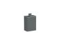 Sanco Bathroom Set Cosmetic Box Ανθρακί ανάγλυφο 80102-Μ118