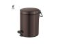 Sanco Waste Bins Χαρτοδοχείο 5lt Soft Closing System Wenge ανάγλυφο 90680-Α75