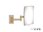 Sanco Cosmetic mirrors Μεγεθυντικός καθρέπτης x3 (Διπλό βραχίονα) Μόκα ματ MR-301-M103