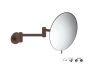 Sanco Cosmetic mirrors Μεγεθυντικός καθρέπτης x3 (Διπλό βραχίονα) Wenge ανάγλυφο MR-701-Α75