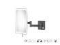 Sanco LED Cosmetic mirrors Μεγεθυντικός καθρέπτης x3 με LED Σκούρο γραφίτη MRLED-301-122