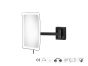 Sanco LED Cosmetic mirrors Μεγεθυντικός καθρέπτης x3 με LED Μαύρο ματ MRLED-305-Μ116