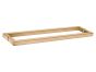 Sanco Glass Door Accessories Διπλή Λαβή / Πετσετοθήκη PVD θερμό μπρονζέ βουρτσιστό SET-GL0723-PVD-01BR