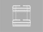 Sanco Shower Baskets Διπλή παραλ/μη Θήκη Wenge ανάγλυφο 00004-Α75