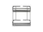 Sanco Shower Baskets Διπλή παραλ/μη Θήκη Wenge ανάγλυφο 00004-Α75