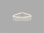 Sanco Shower Baskets Γωνιακή Θήκη Χρώμιο 00008-Α03