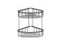 Sanco Shower Baskets Διπλή γωνιακή Θήκη Μόκα ματ 00009-M103