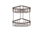 Sanco Shower Baskets Διπλή γωνιακή Θήκη Μόκα ματ 00009-M103