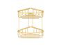 Sanco Shower Baskets Διπλή γωνιακή Θήκη Μόκα ματ 00009-M103