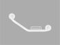 Sanco Grab-bars Λαβή Τύπου V Με Σαπ/κη Μαύρο ματ 00401-Μ116