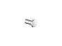 Sanco Bath Robe Hook & Door Stop Μονό Άγκιστρο Μόκα ματ 00671-M103